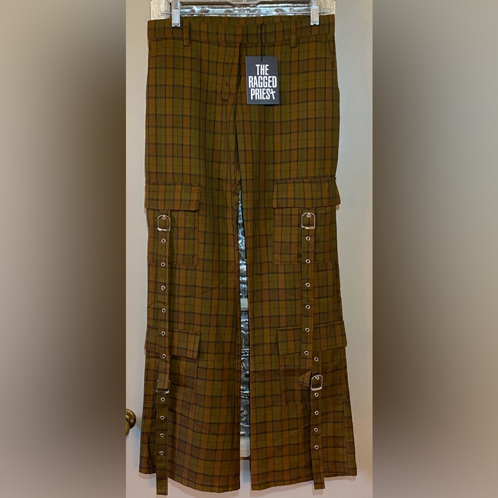 The Ragged Priest Blake Flare Low Rise Punk Pants